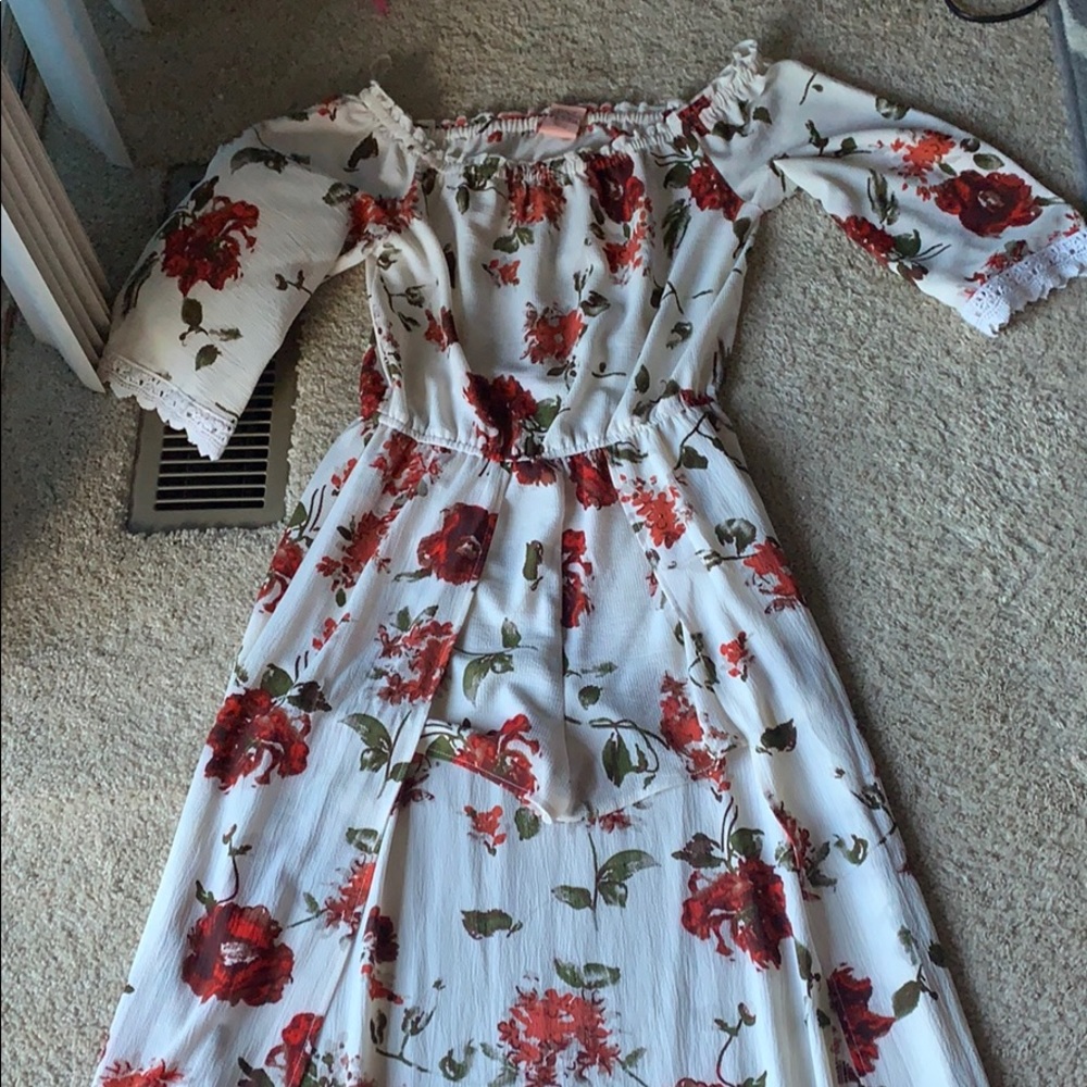 Flying tomato romper dress